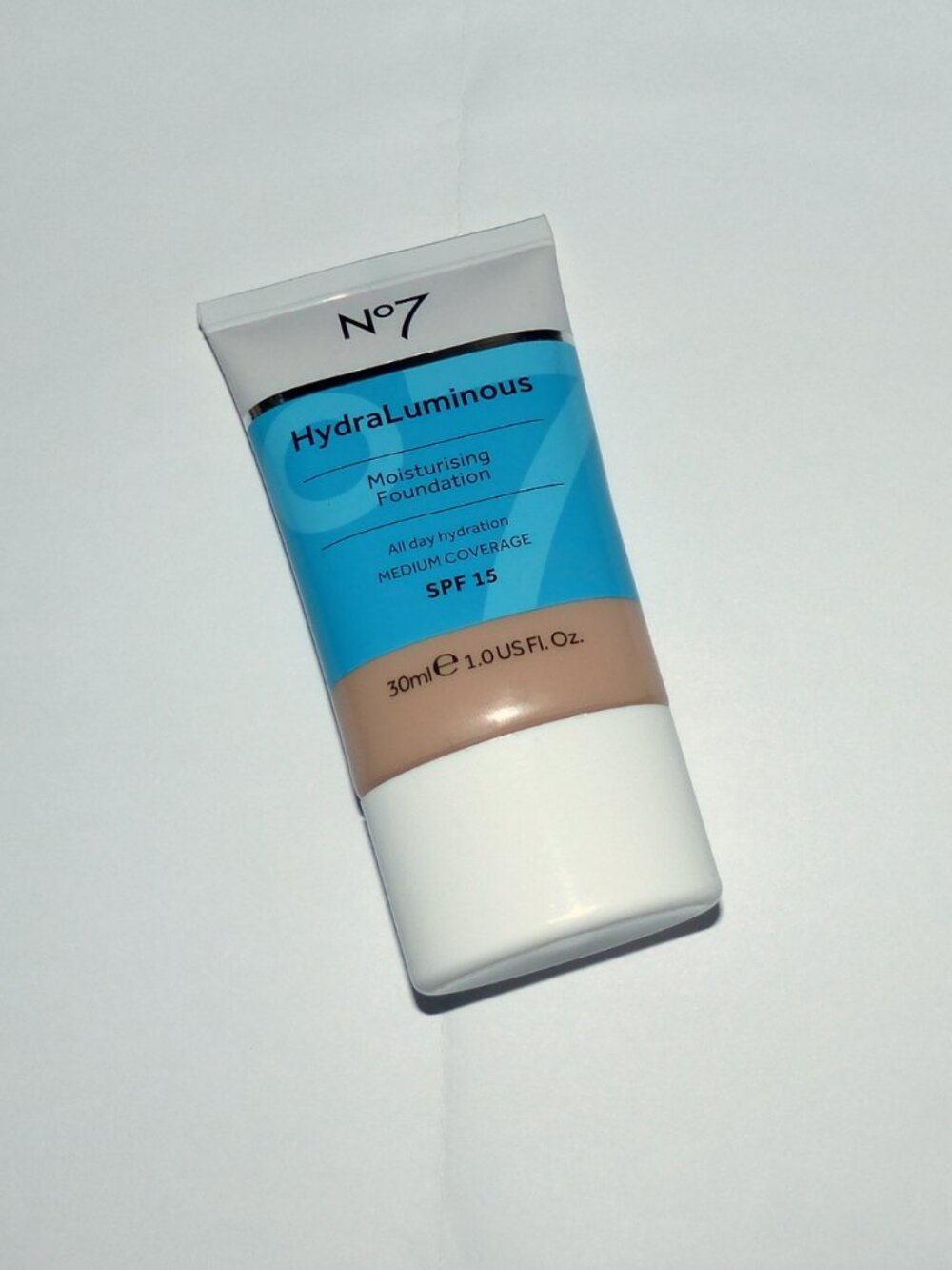 No7 HydraLuminous Moisturising Foundation 30ml, SPF15 Cool Vanilla Medium Cover